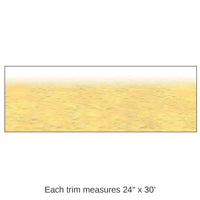 6 Pack Bulk Luau Party Ocean Floor Border Trim Wall Decoration
