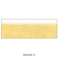 6 Pack Bulk Luau Party Ocean Floor Border Trim Wall Decoration
