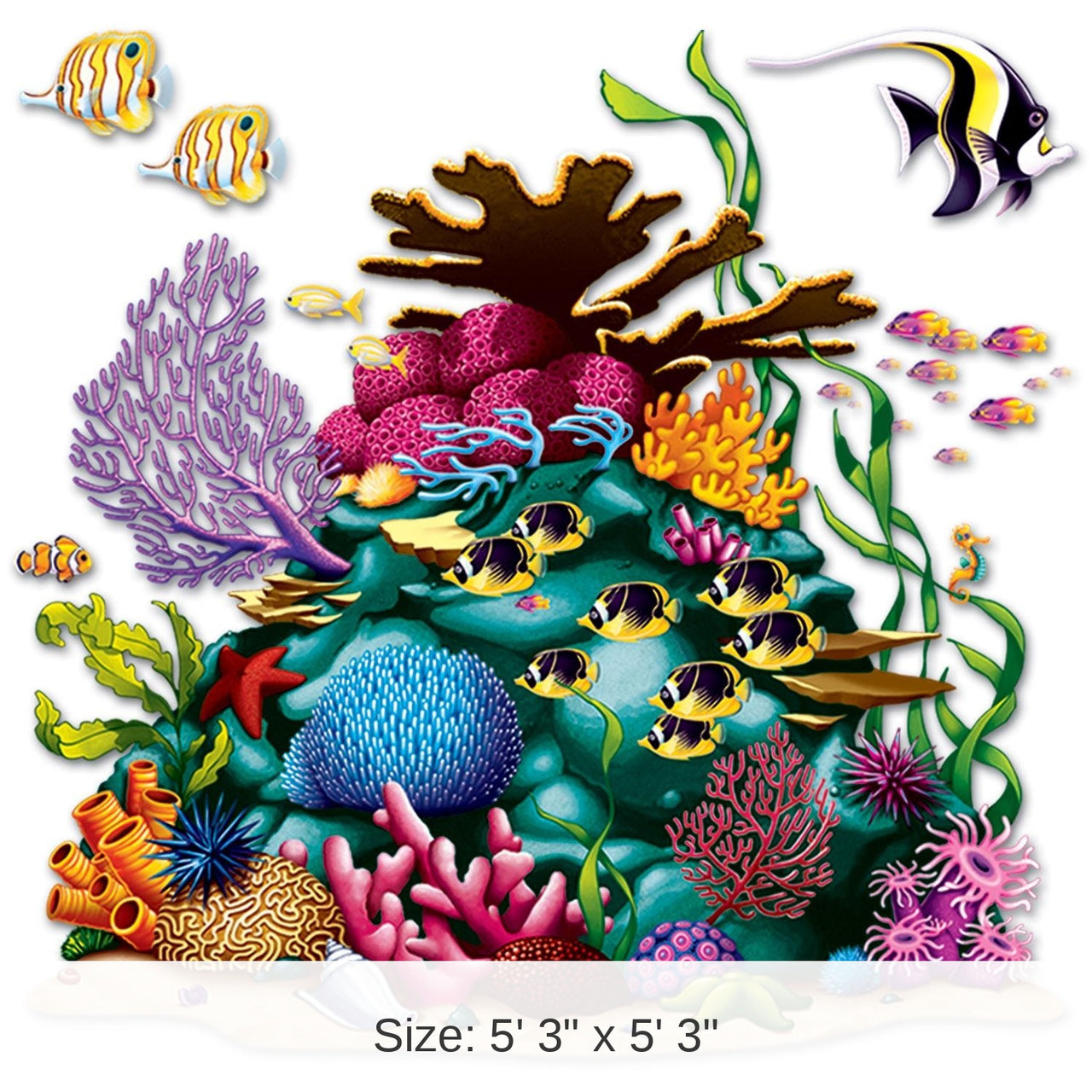 12 Pack Bulk Luau Party Coral Reef Prop