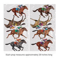96 Piece Bulk Race Horse Party Props