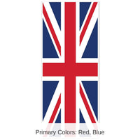 12 Pack Bulk Union Jack Party Door Cover