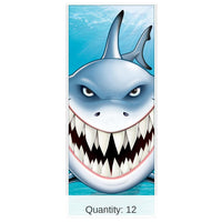 12 Pack Bulk Shark Party Door Cover
