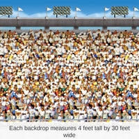 6 Pack Bulk Upper Deck Stadium Party Backdrop