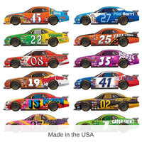 144 Piece Bulk Race Car Party Props