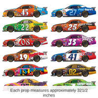 144 Piece Bulk Race Car Party Props