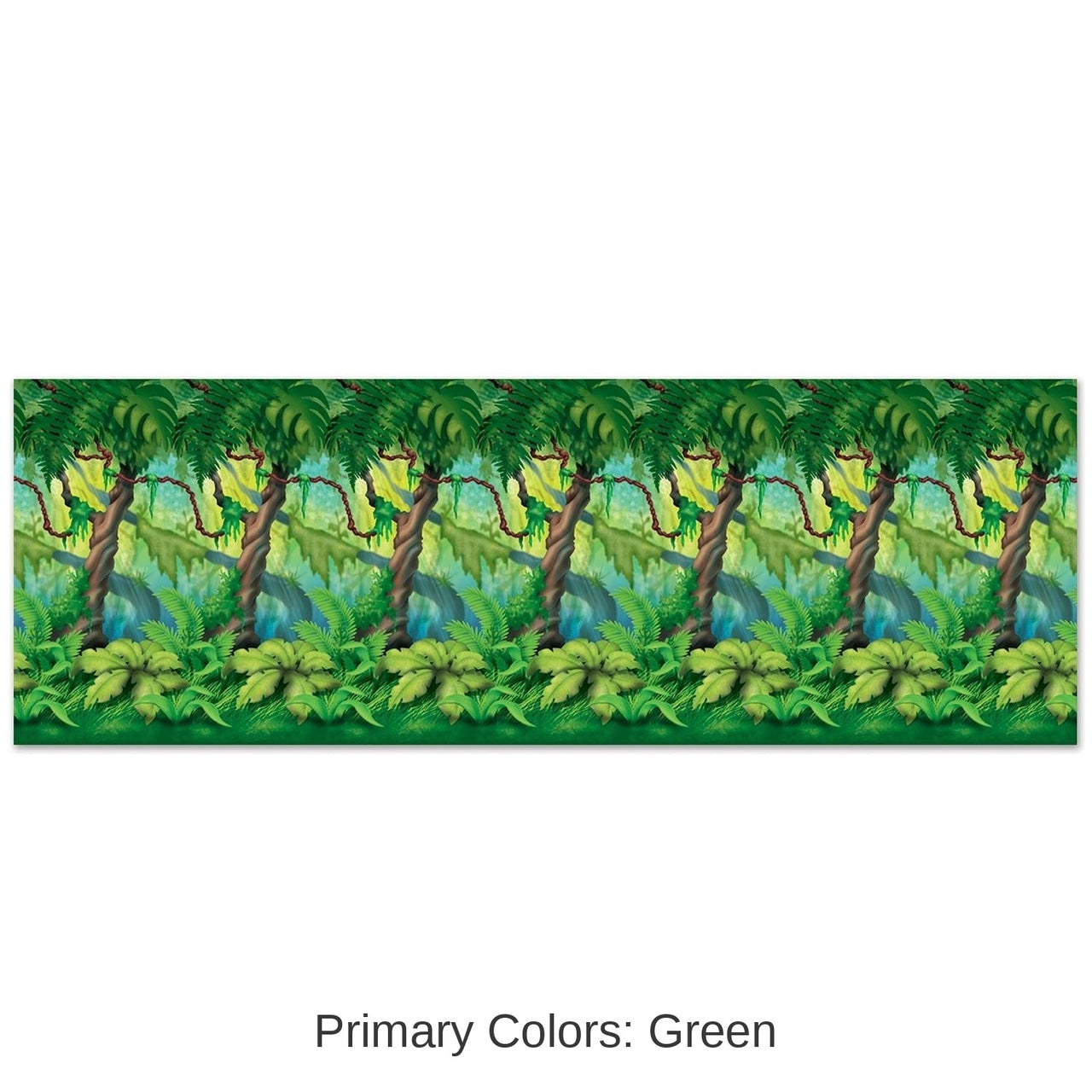 6 Pack Bulk Jungle Trees Party Backdrop