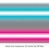 6 Pack Bulk Neon Party Border Trim Wall Decoration