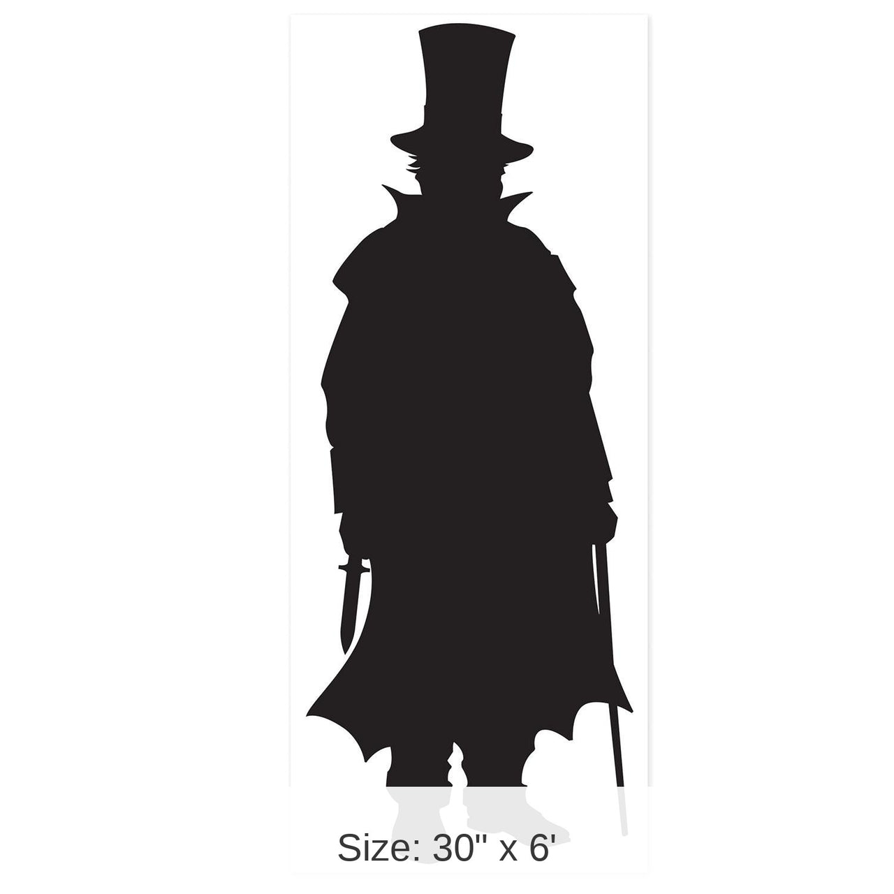 12 Pack Bulk Villain Party Silhouette