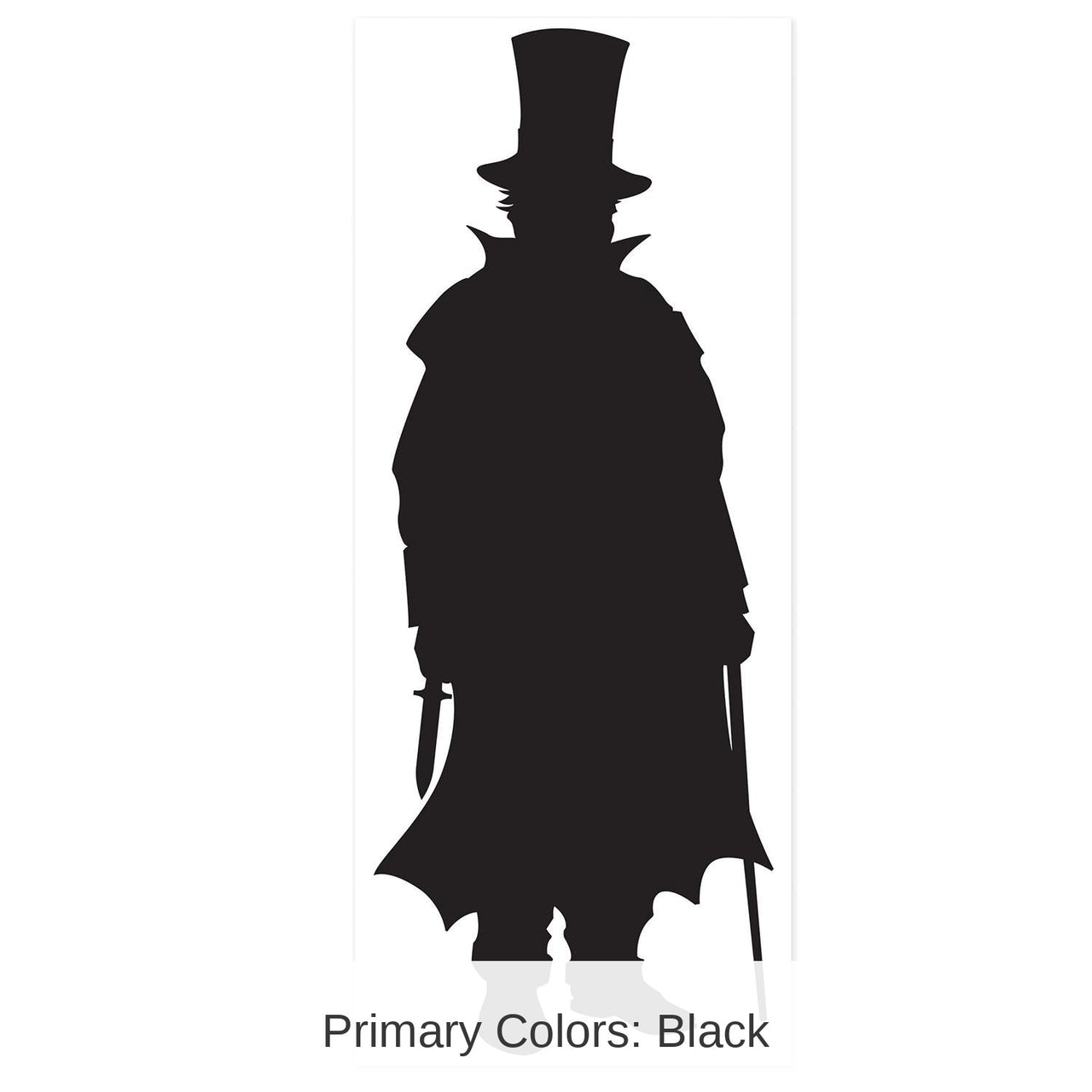 12 Pack Bulk Villain Party Silhouette