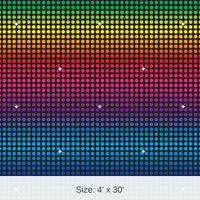 6 Pack Bulk Disco Party Backdrop