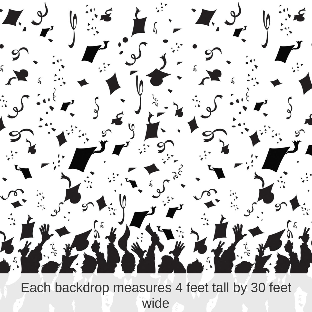 6 Pack Bulk Graduation Party Backdrop