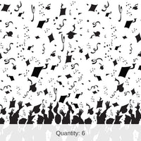 6 Pack Bulk Graduation Party Backdrop