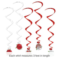 30 Piece Bulk Rose Party Whirls