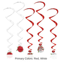 30 Piece Bulk Rose Party Whirls