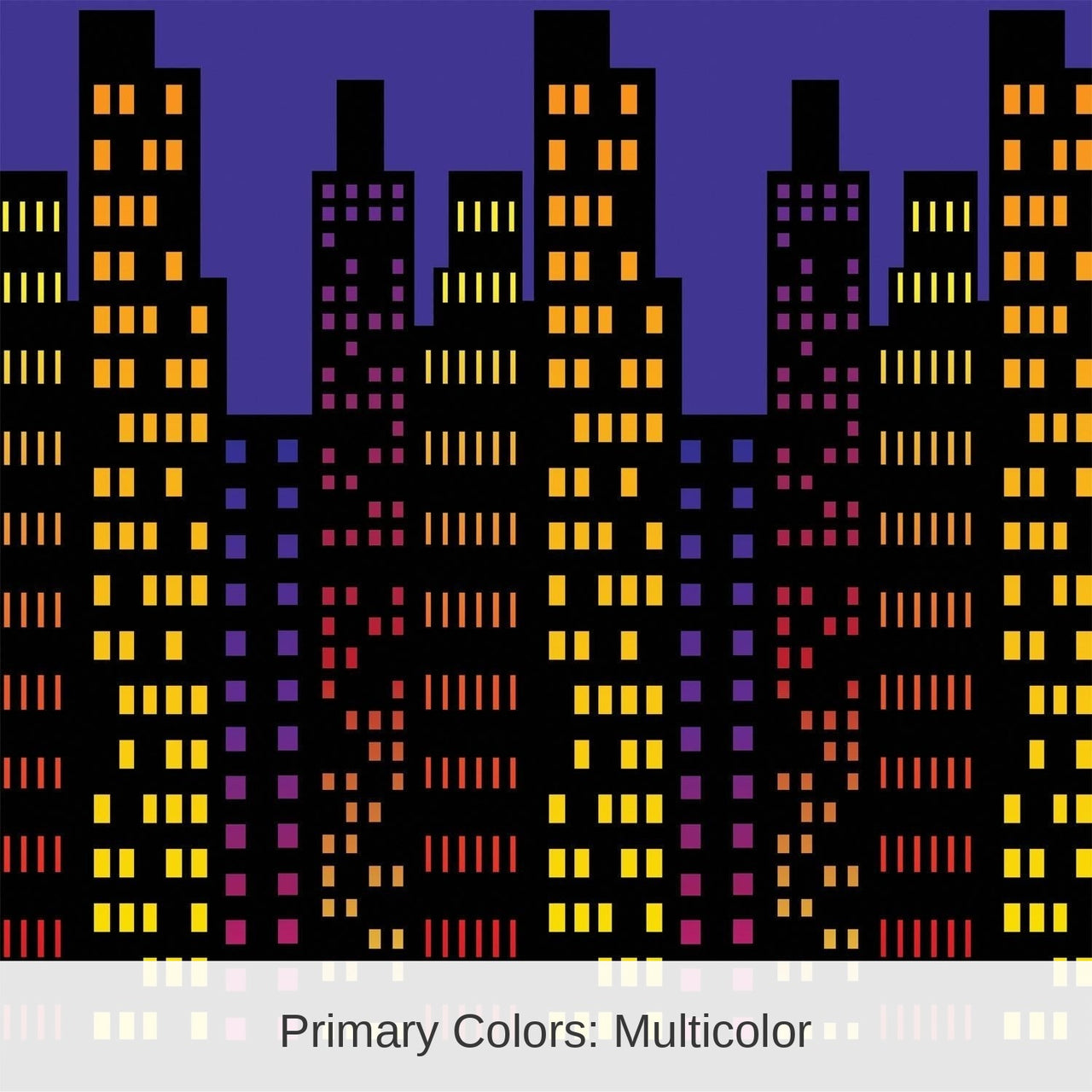 6 Pack Bulk Cityscape Party Backdrop