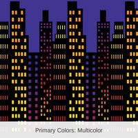 6 Pack Bulk Cityscape Party Backdrop