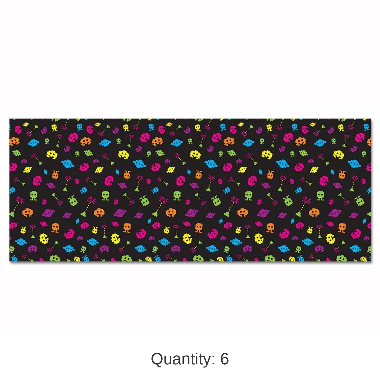 6 Pack Bulk 80's Party Backdrop