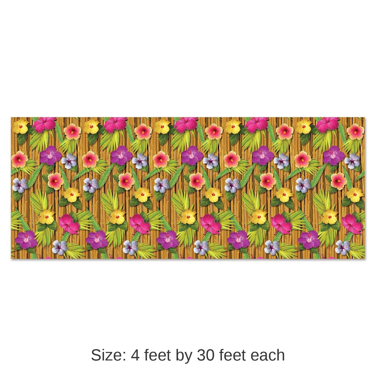 6 Pack Bulk Luau Backdrop