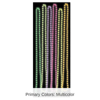 72 Pack Bulk Glow In The Dark Party Bead Necklaces