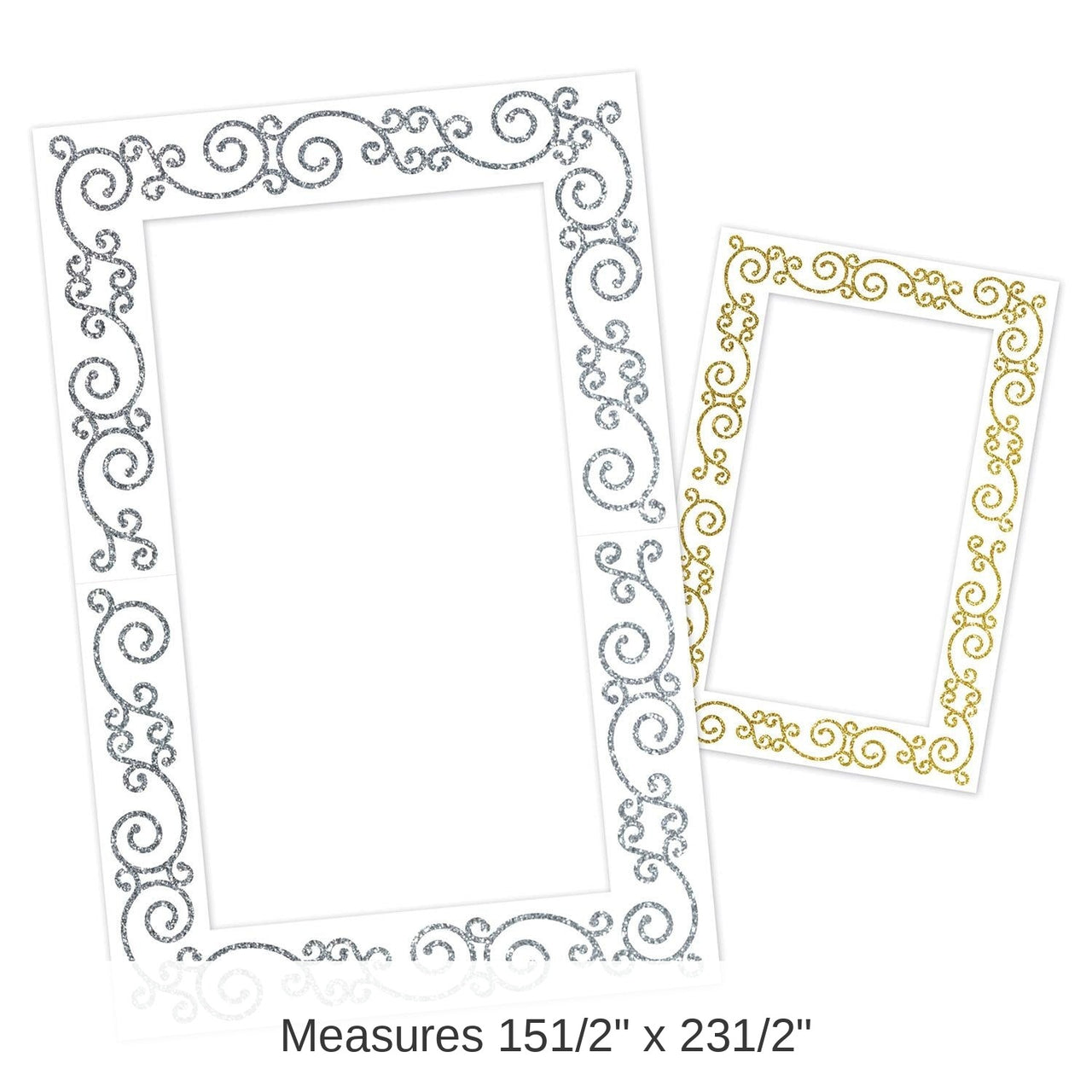 12 Pack Bulk Glittered Photo Fun Frame