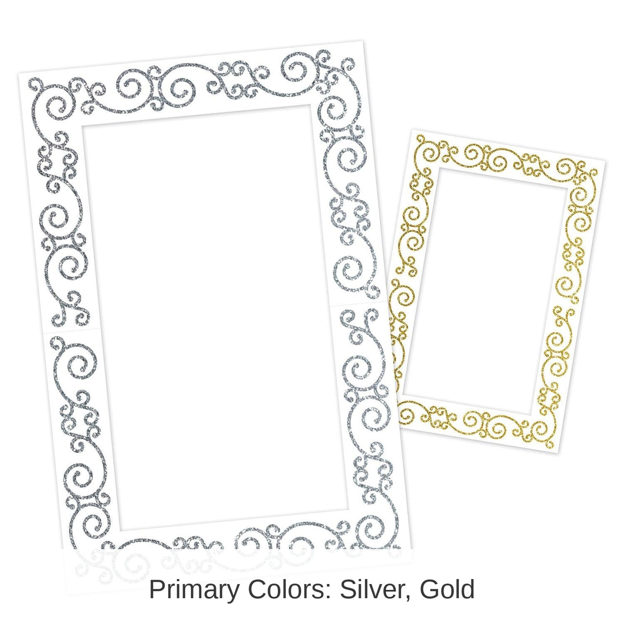 12 Pack Bulk Glittered Photo Fun Frame