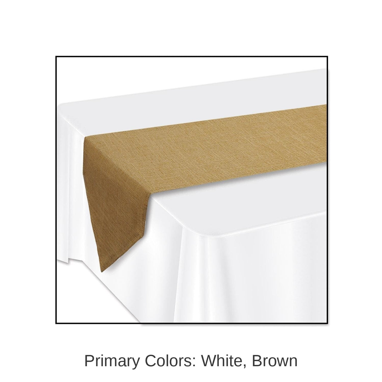 6 Pack Bulk Faux BurlapParty Table Runner
