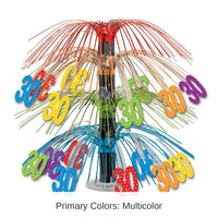 6 Pack Bulk 30th Birthday Party Cascade Centerpiece
