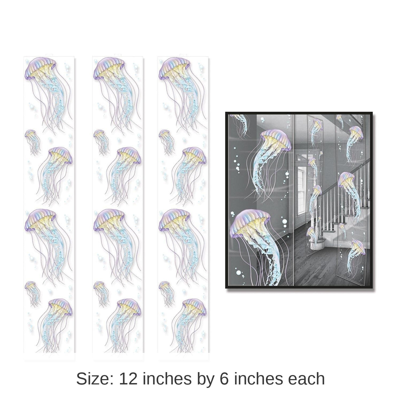 36 Pack Bulk Jellyfish Party Panels