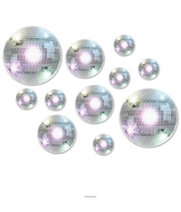 240 Pack Bulk Disco Ball Party Cutouts
