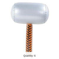 6 Pack Bulk Inflatable Hammer
