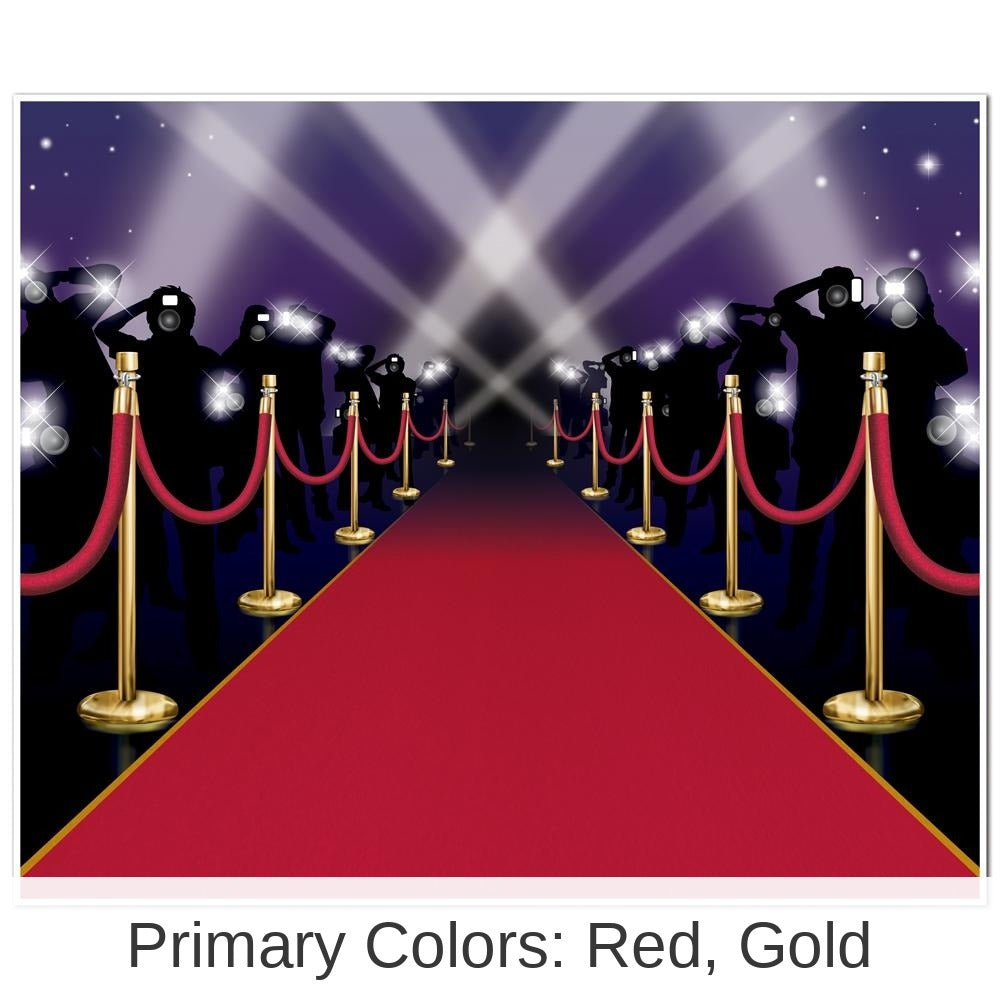 6 Pack Bulk Red Carpet Insta-Mural Party Photo Op