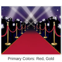 6 Pack Bulk Red Carpet Insta-Mural Party Photo Op