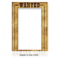 12 Pack Bulk Western Wanted Party Photo Fun Frame