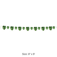 12 Pack Bulk Tropical Palm Leaves Party Streamer