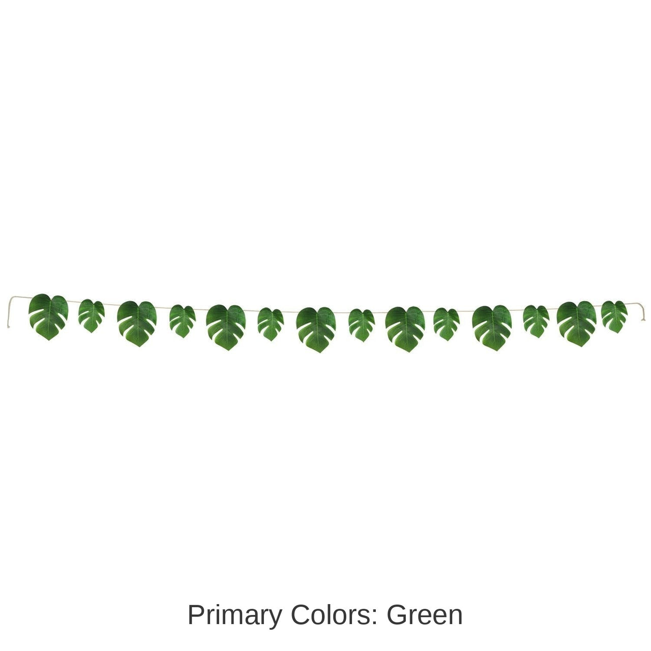 12 Pack Bulk Tropical Palm Leaves Party Streamer