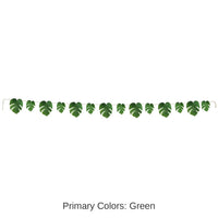 12 Pack Bulk Tropical Palm Leaves Party Streamer
