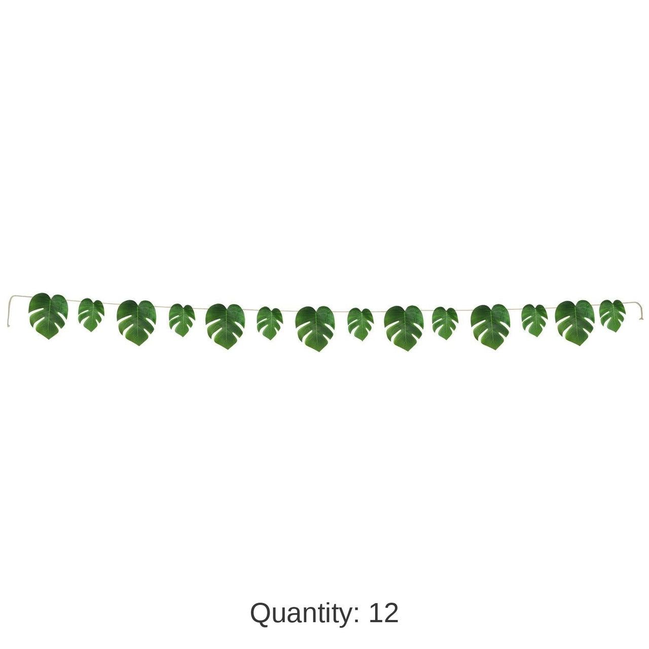 12 Pack Bulk Tropical Palm Leaves Party Streamer
