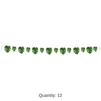 12 Pack Bulk Tropical Palm Leaves Party Streamer