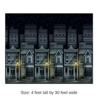 6 Pack Bulk Victorian Townscape Party Backdrop