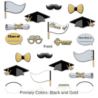 132 Piece Bulk Graduation Party Photo Fun Signs