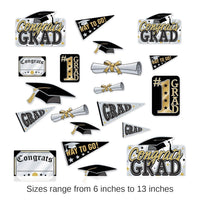 240 Pack Bulk Graduation Party Cutouts