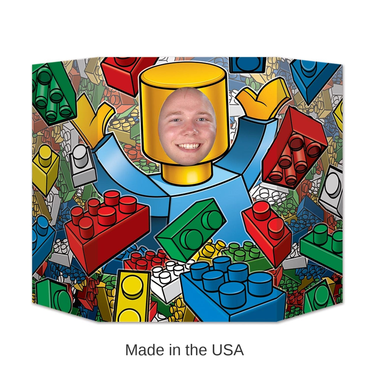 6 Pack Bulk Building Blocks Party Photo Prop