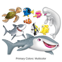 54 Piece Bulk Under The Sea Party Props