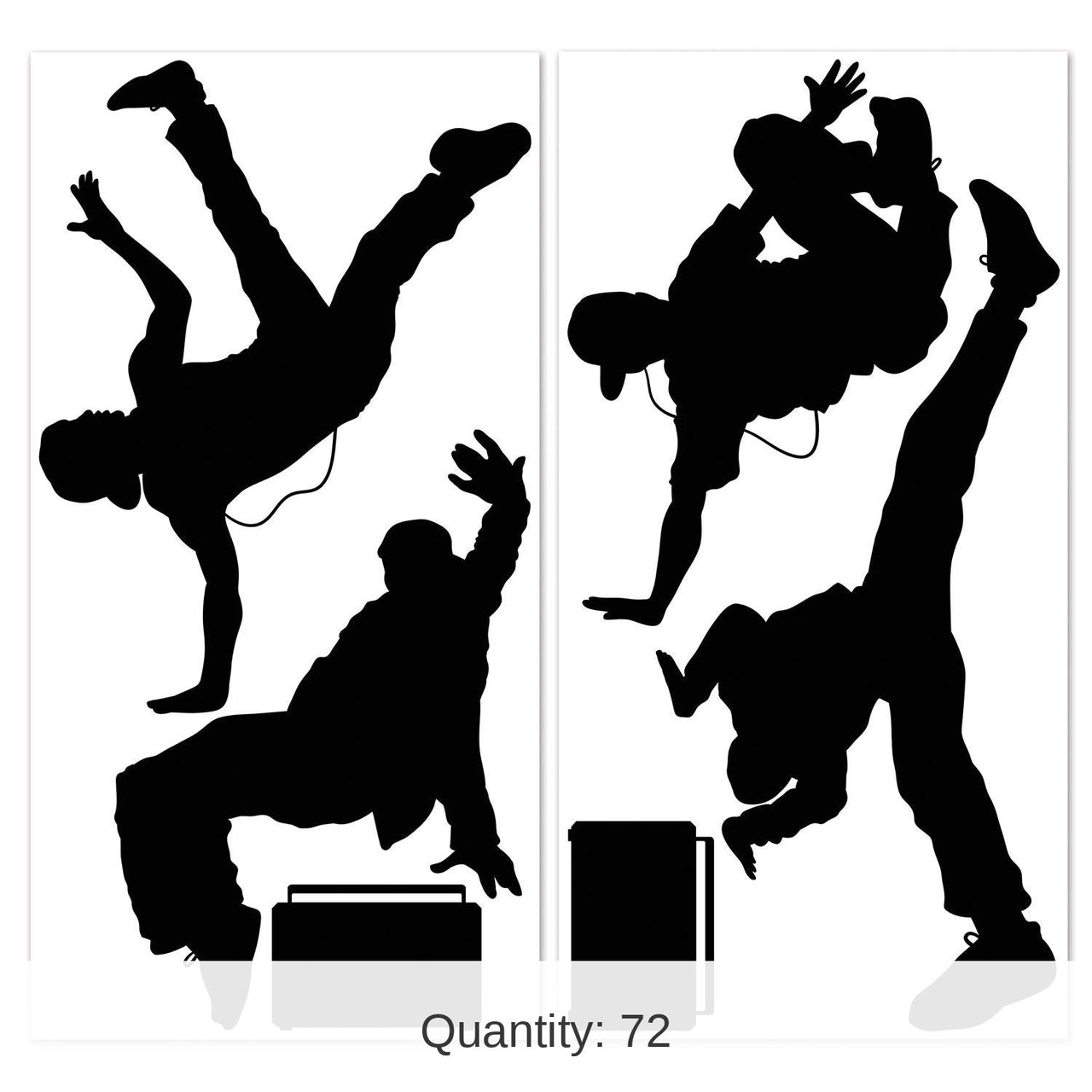72 Piece Bulk Break Dancer Party Props