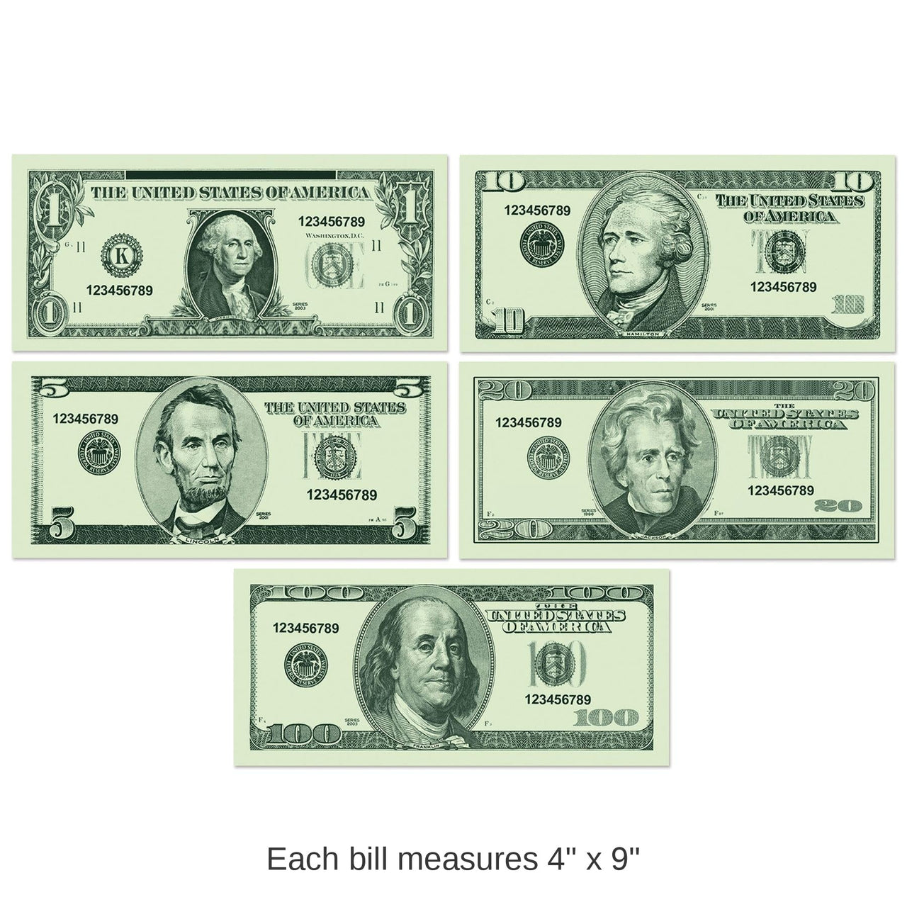 1200 Pack Bulk Casino Party Play Money