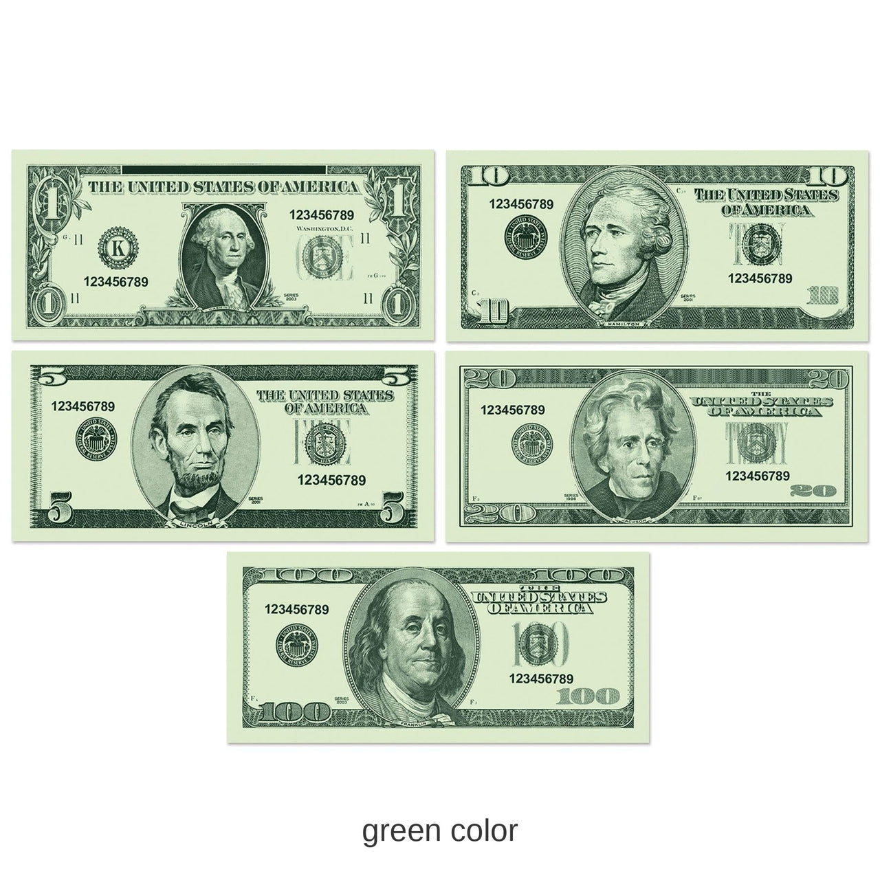 1200 Pack Bulk Casino Party Play Money