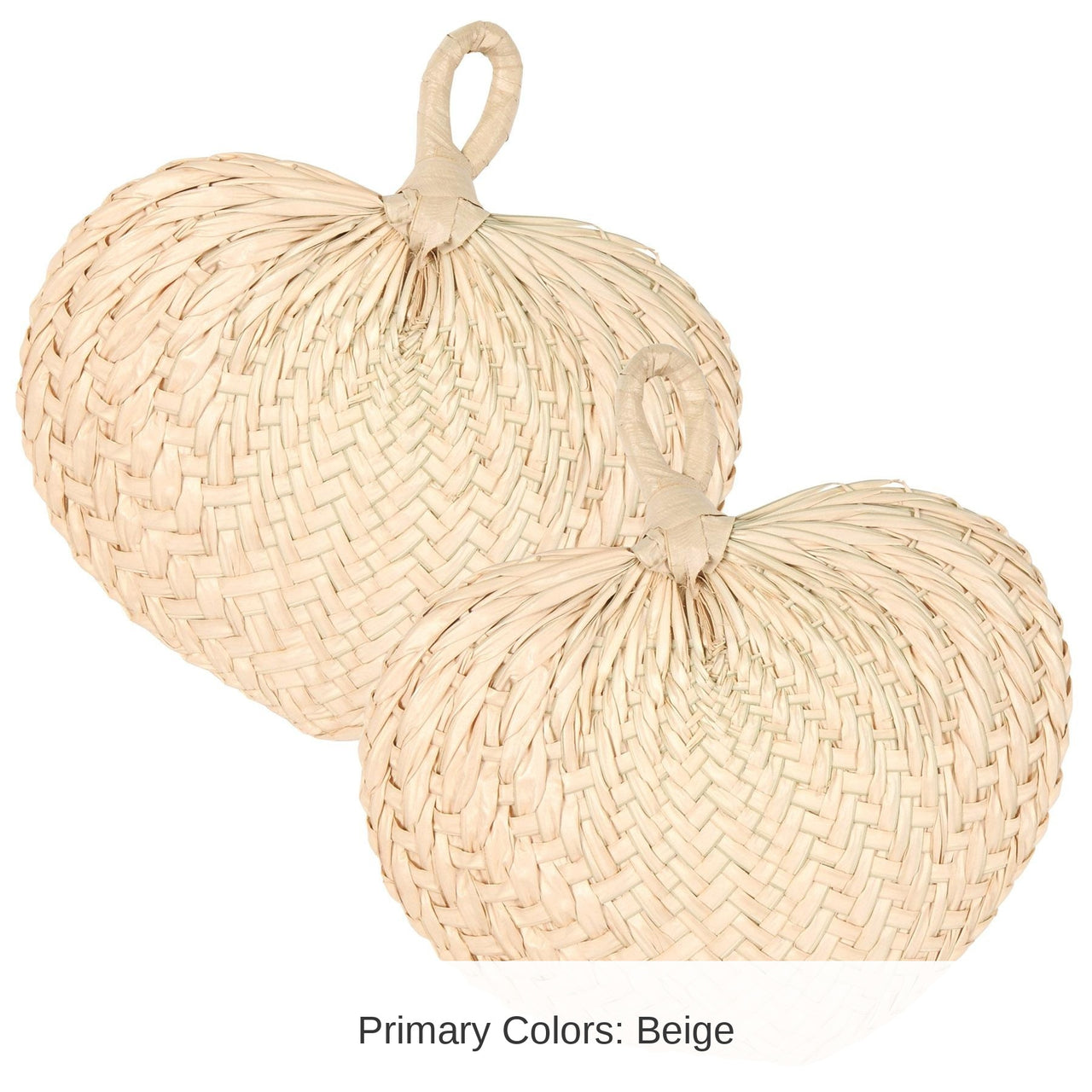 6 Pack Bulk Luau Party Raffia Fans