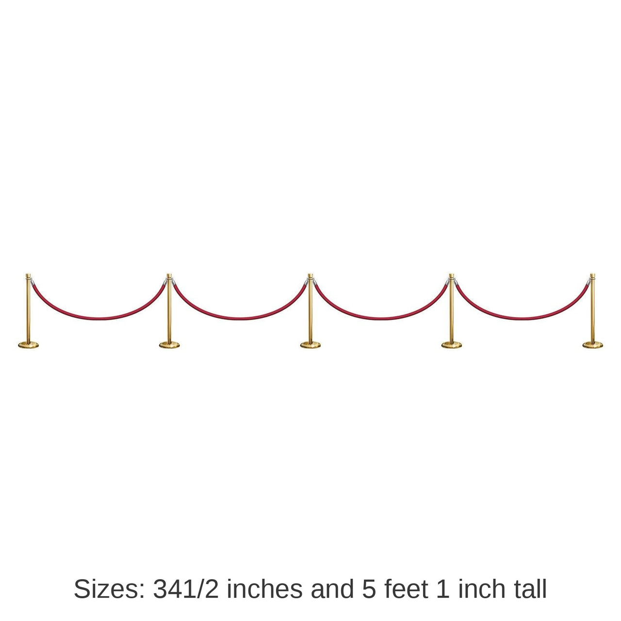 54 Piece Bulk Stanchion Prop Wall Decorations