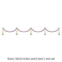 54 Piece Bulk Stanchion Prop Wall Decorations