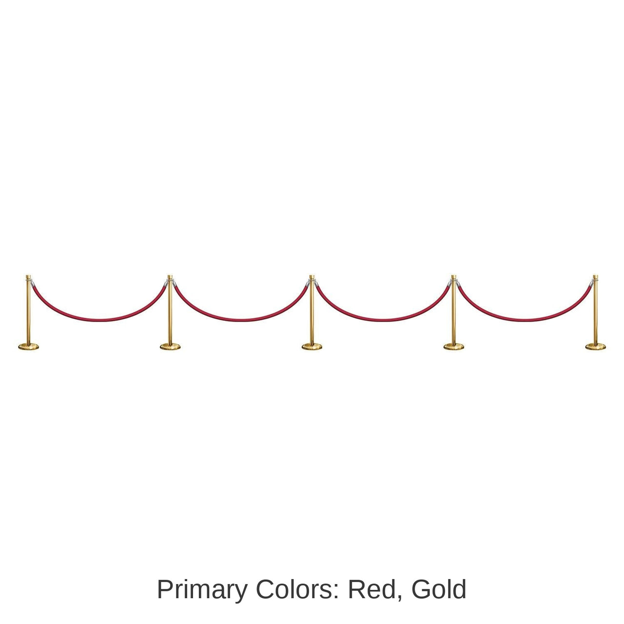 54 Piece Bulk Stanchion Prop Wall Decorations